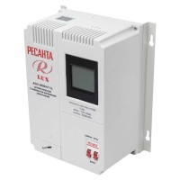 Однофазный цифровой настенный стабилизатор напряжения Ресанта АСН-5000Н/1-Ц (Уценка)