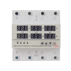 Блок защиты по напряжению Ресанта АЗМ-63/3АРД регулируемый (с дисплеем)