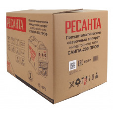 Полуавтоматический сварочный аппарат инверторного типа Ресанта САИПА-200 ПРОФ